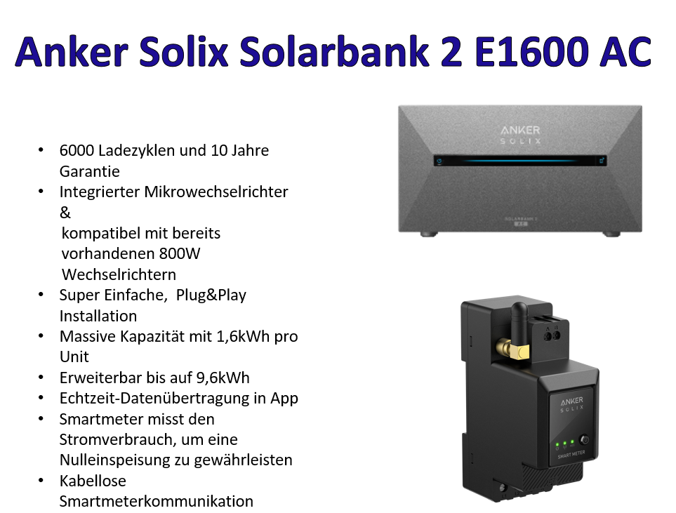 Anker Solix Solarbank 2 E1600 AC
